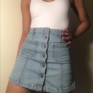 Jean skirt